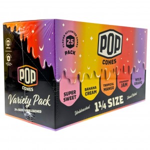 Pop Cones Unbleached Variety Pack 